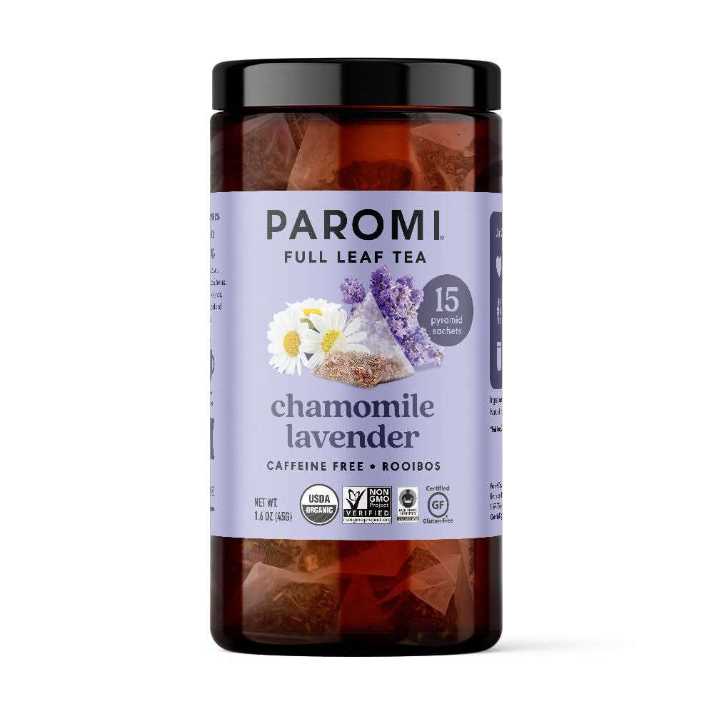 Amazon.com : Paromi Chamomile Lavender Rooibos Organic Tea